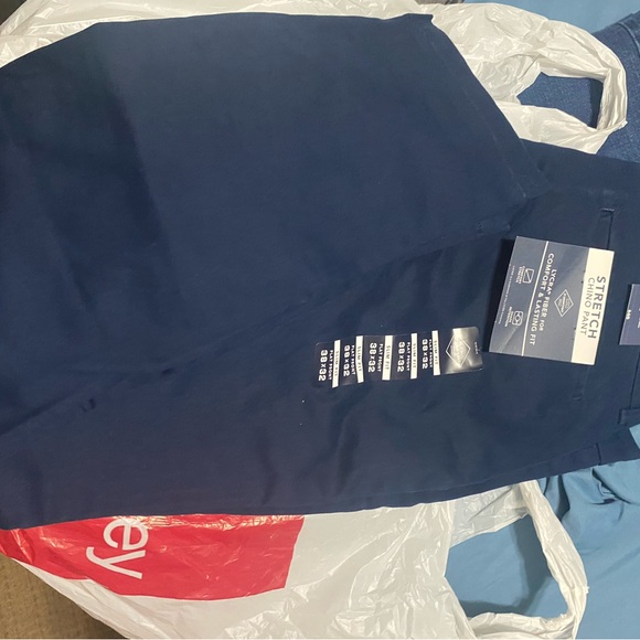 George Stretch Trousers in Dark Blue - Picture 2 of 3